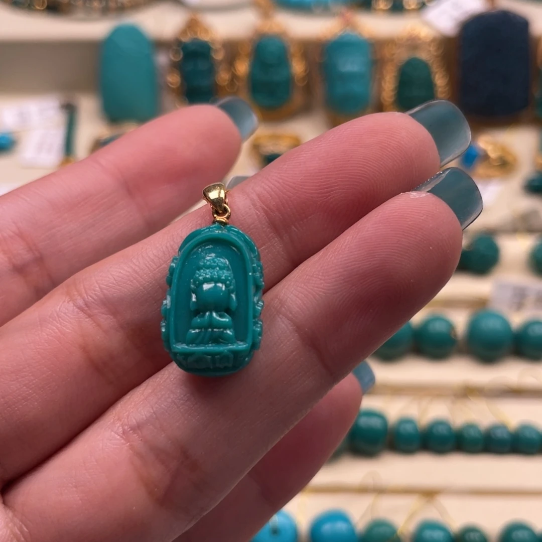 绿松石珠宝奇石未镶嵌李*