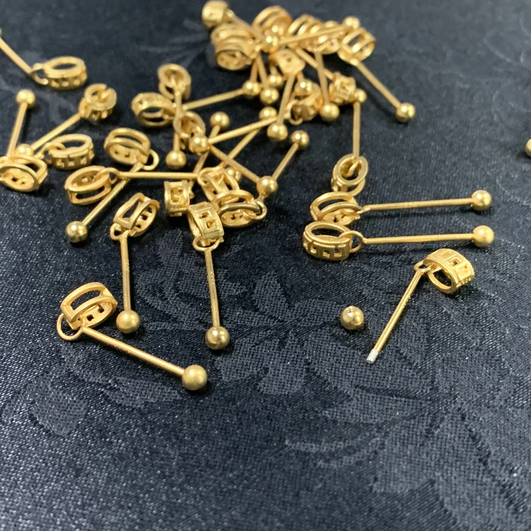 925银银制品 「戴琴珠宝」DQ3352-银15mm左右配件（多样性发其一）