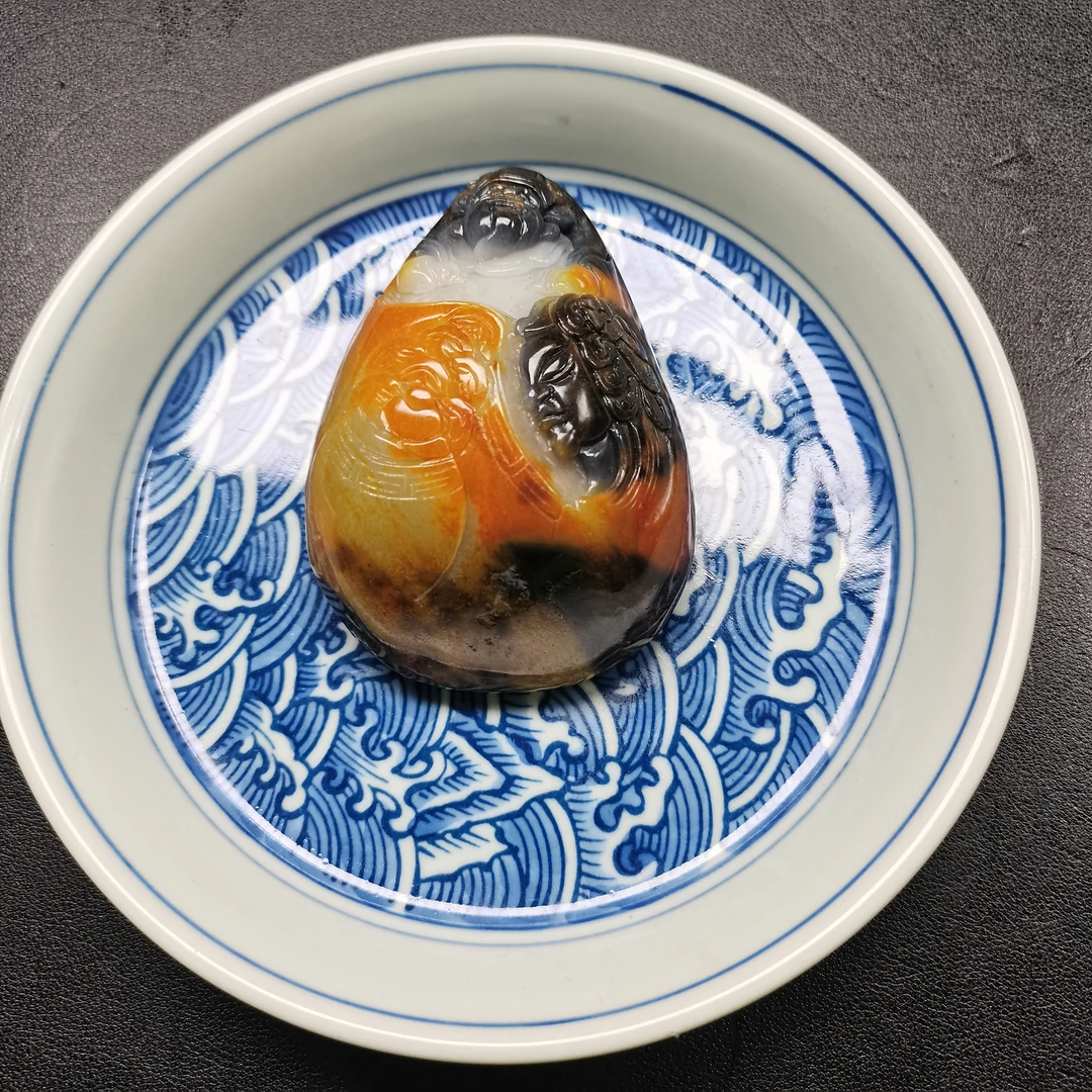 新疆和田玉心想事成436克