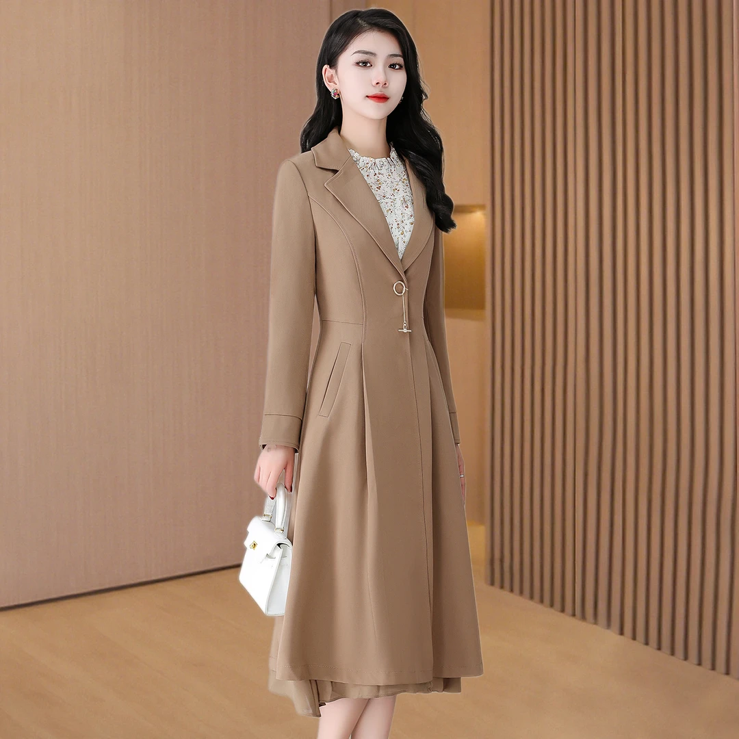 【尚缇歌】杭州意法高贵风衣外套女士2025新款春季时尚洋气质妈妈装