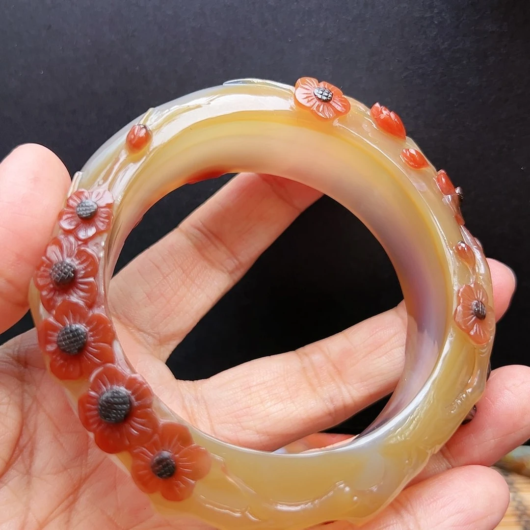 未镶嵌玛瑙/玉髓珠宝半成品