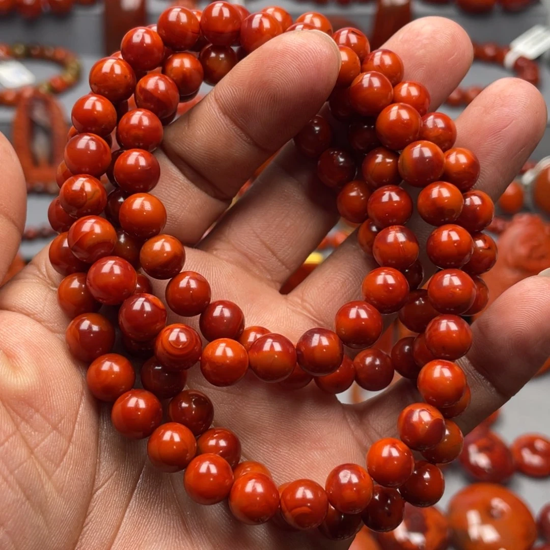 南红玛瑙未镶嵌珠宝奇石多圈8