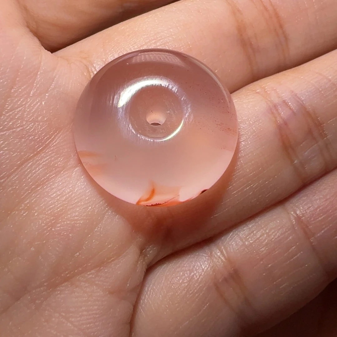 南红玛瑙珠宝奇石未镶嵌冰飘平安扣21