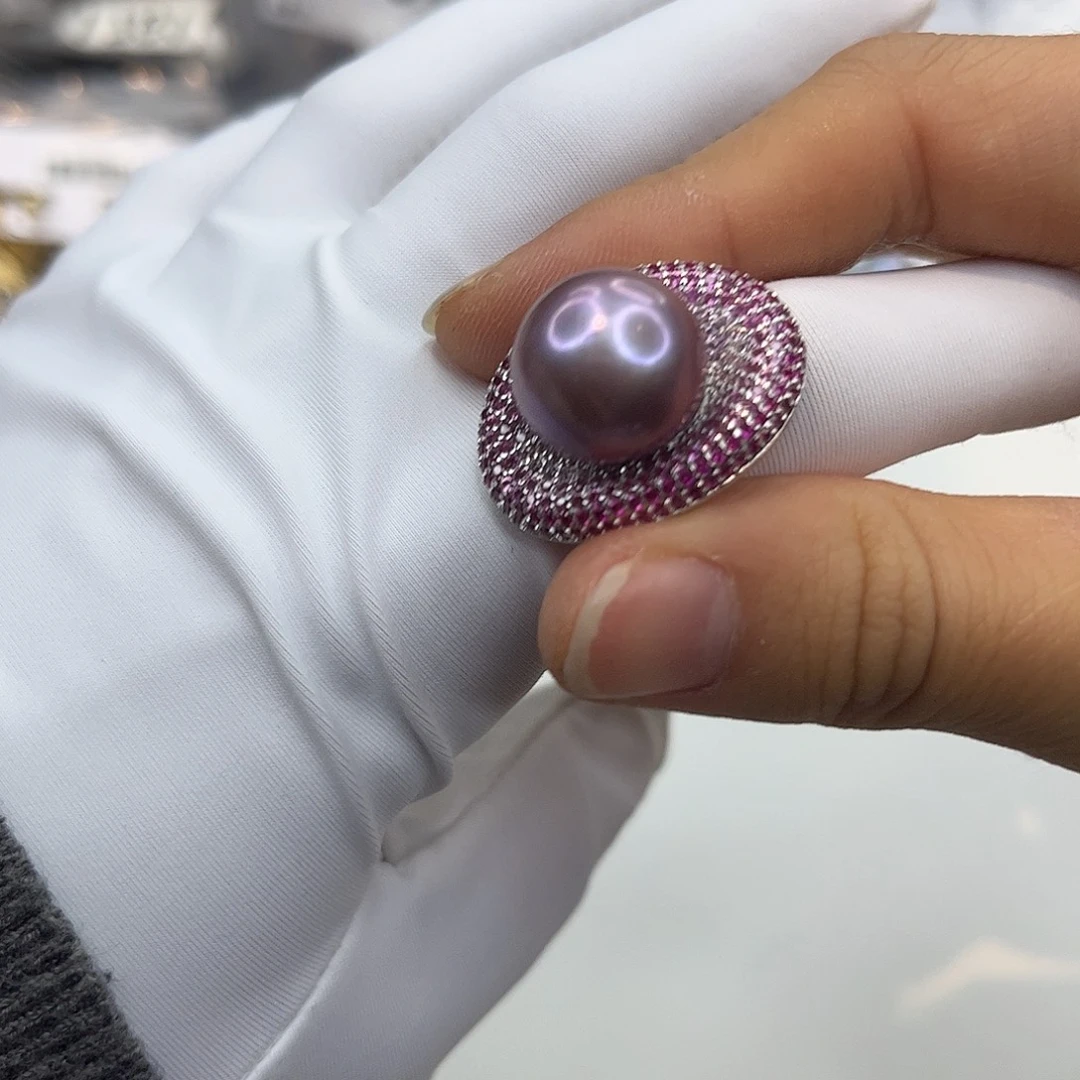 耳饰淡水珍珠合金