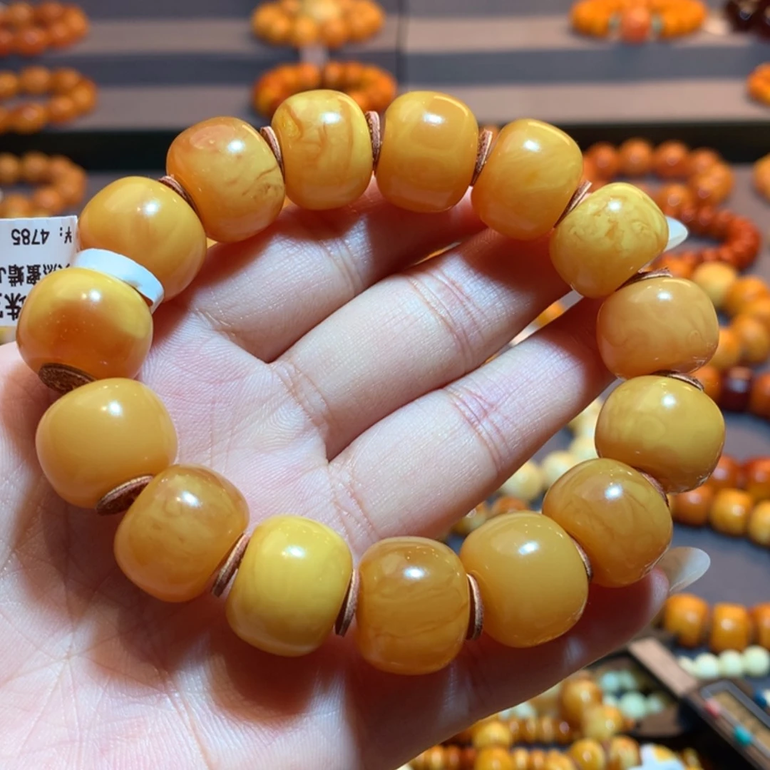 【闪购商品】手串蜜蜡未镶嵌峰*蜜蜡手串
