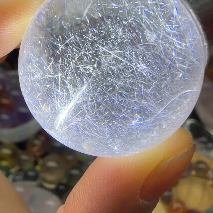 水晶珠宝半成品未镶嵌3.25厘米