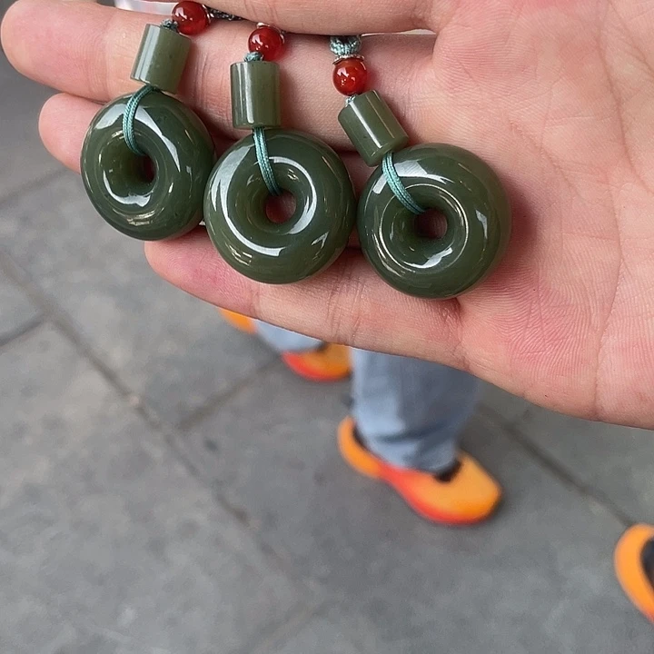 手链未镶嵌和田玉和田玉高品质平安扣 多样性发货 拍一发一