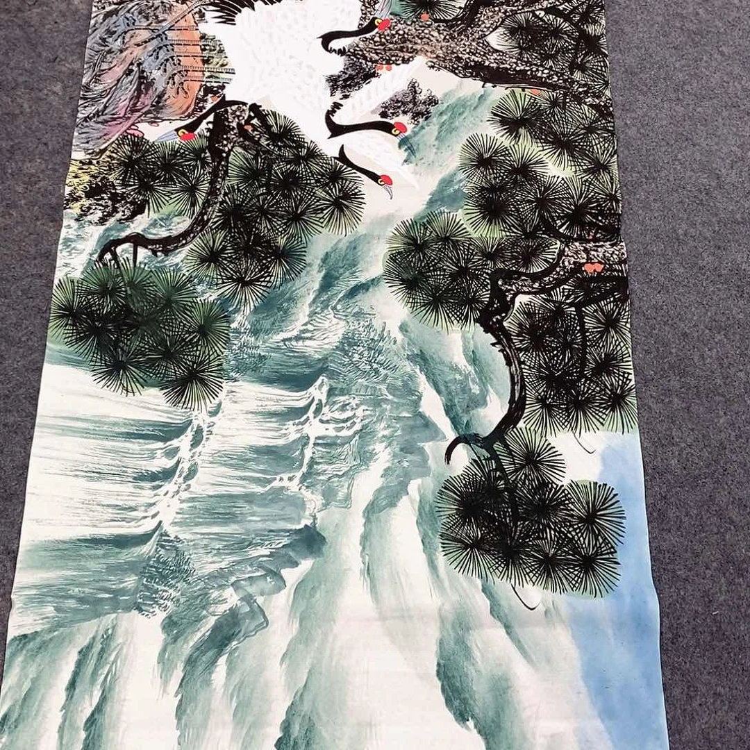 国画国画手绘作品