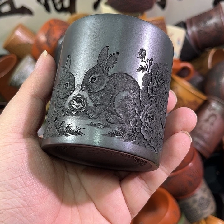 茶杯紫砂全手工紫砂主人杯