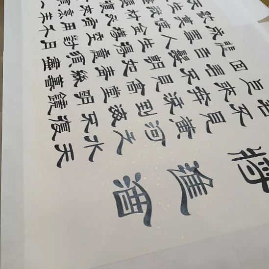 书法将进酒世国书法