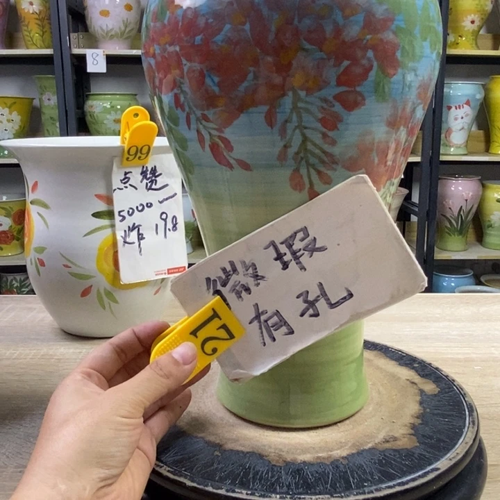 景德镇高温陶瓷花盆