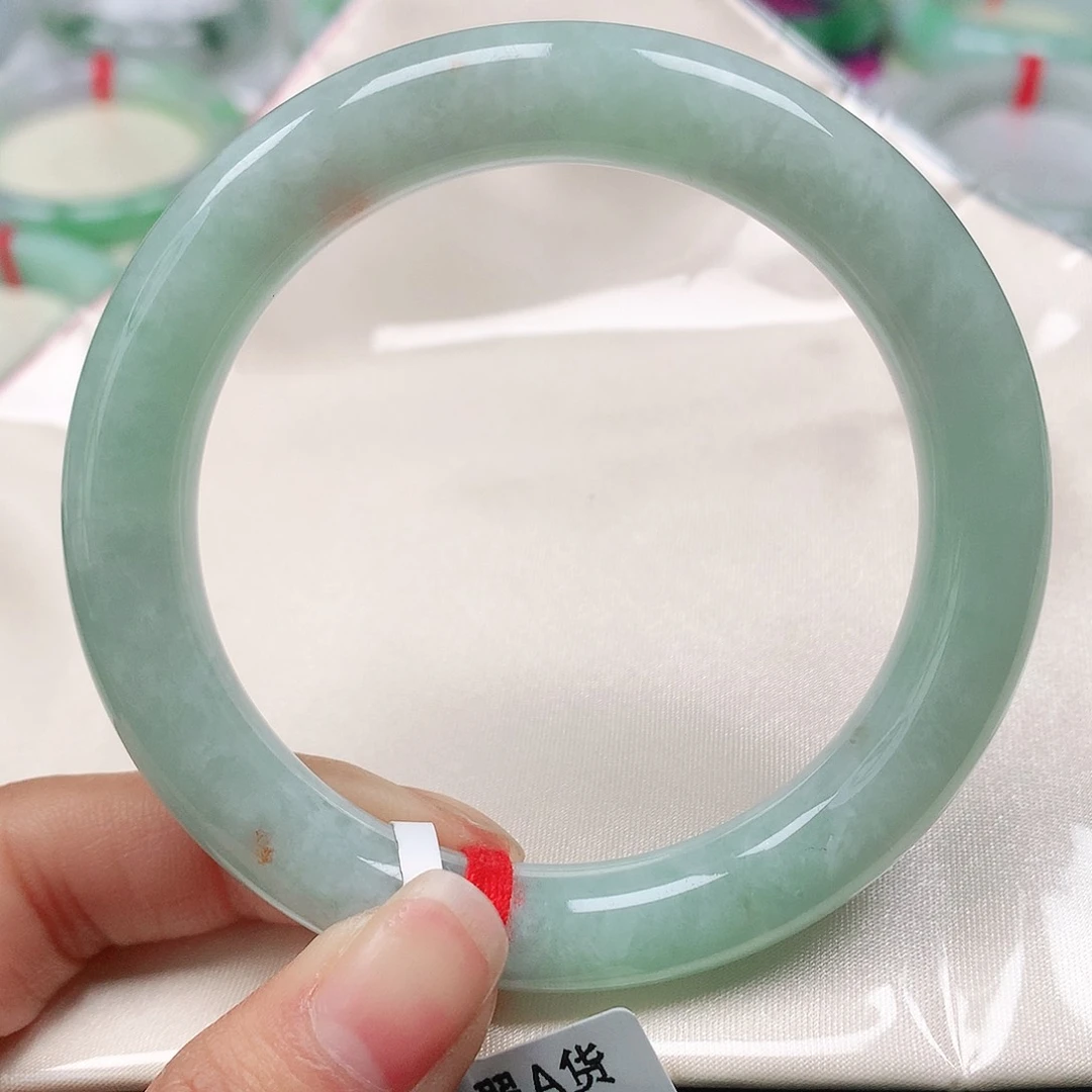 翡翠手镯（圆镯）未镶嵌天然翡翠手镯54