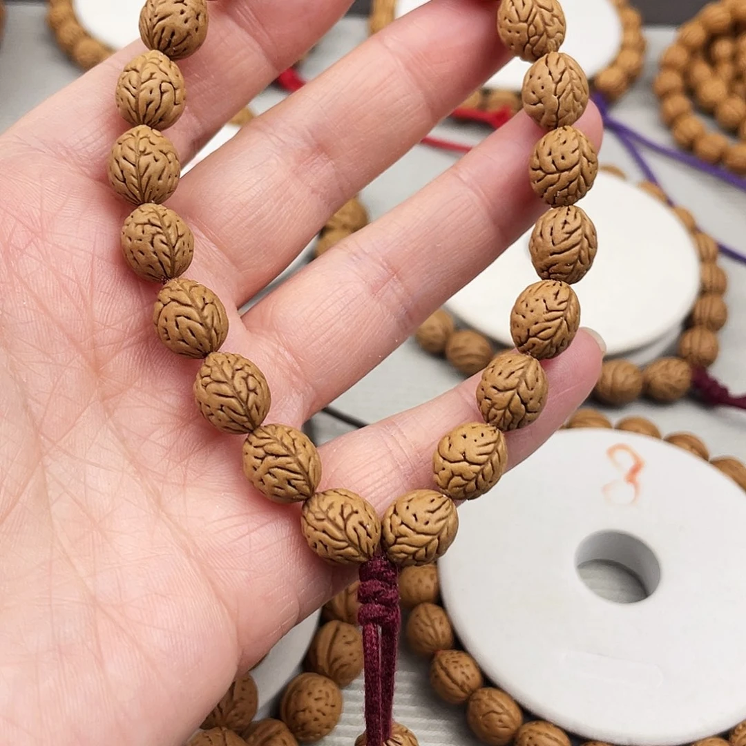 独***雪0.95尺寸野生桃核手持