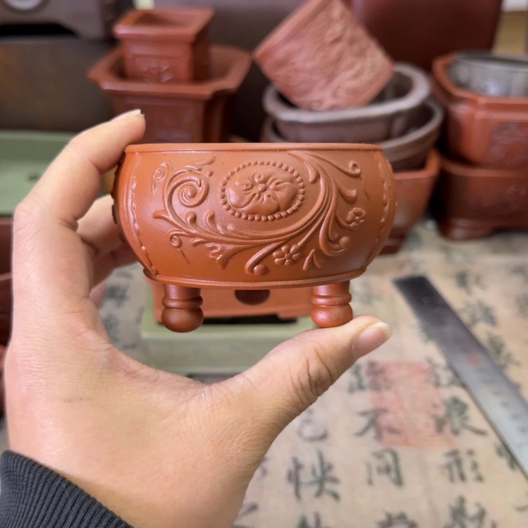 紫砂花盆宜兴紫砂正品