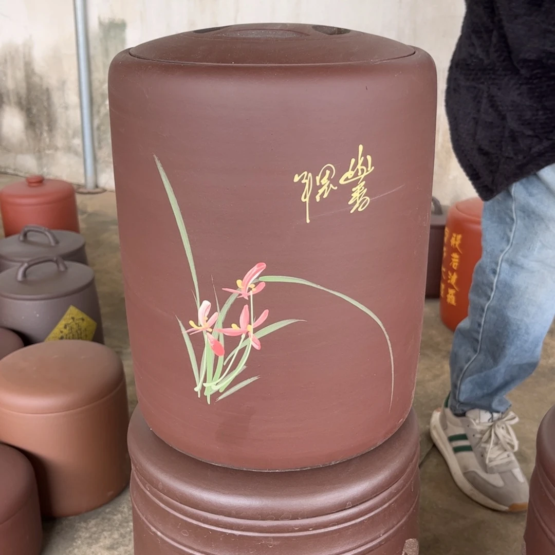 茶叶罐紫砂10 饼茶叶罐