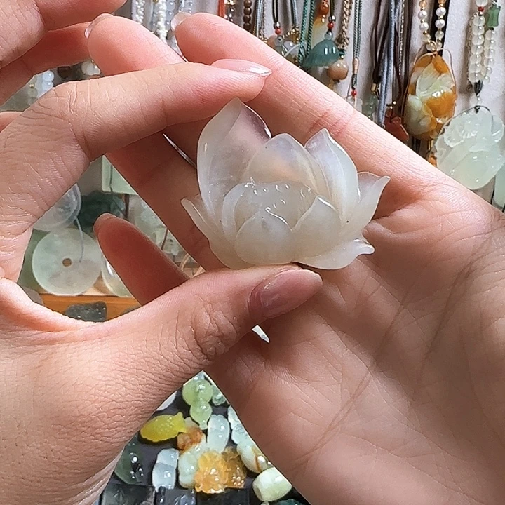 蛇纹石玉合金颈饰