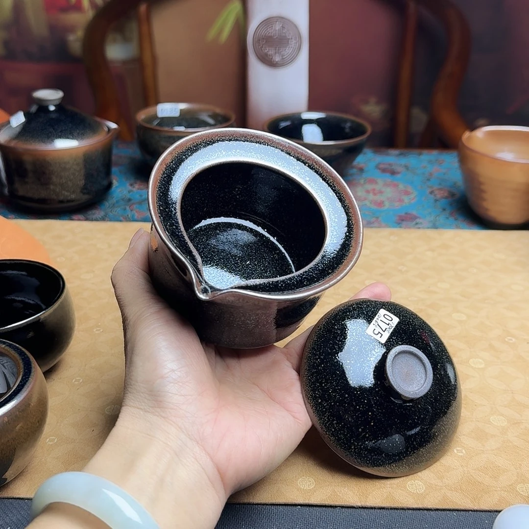 茶盏0175柴烧手工盖泡