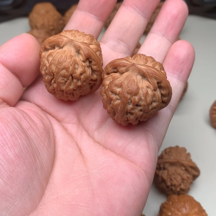 吊坠文玩核桃莲花37