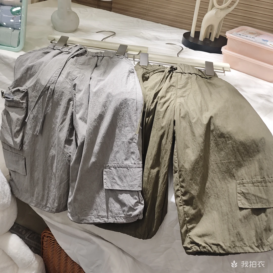 Q10。28519 工装薄款速干裤休闲口袋九分裤