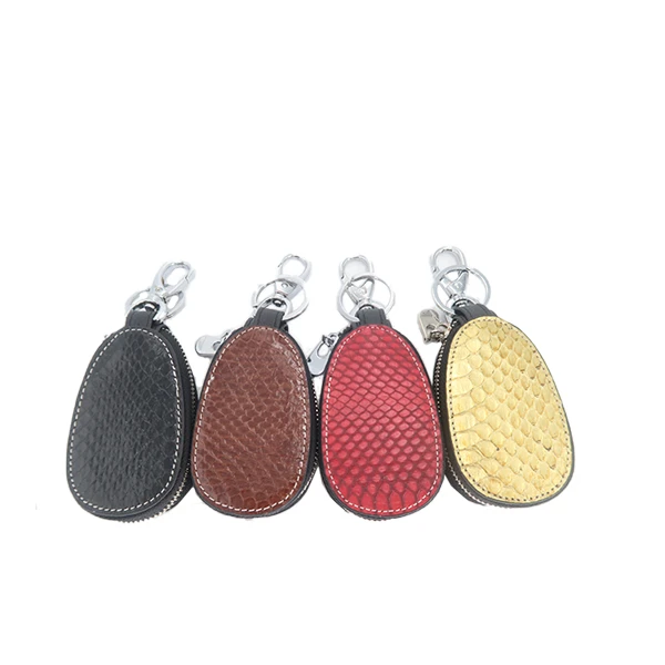 【刘金牙2026定制款女包】蛇皮时尚简约钥匙包