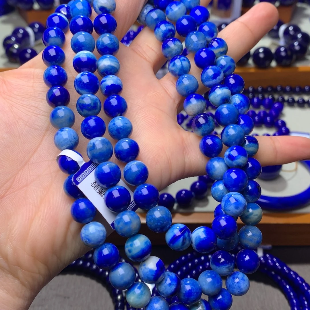 青金石手串未镶嵌9mm12058