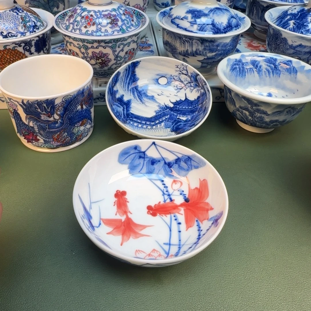 纯手工纯手绘茶具石头15