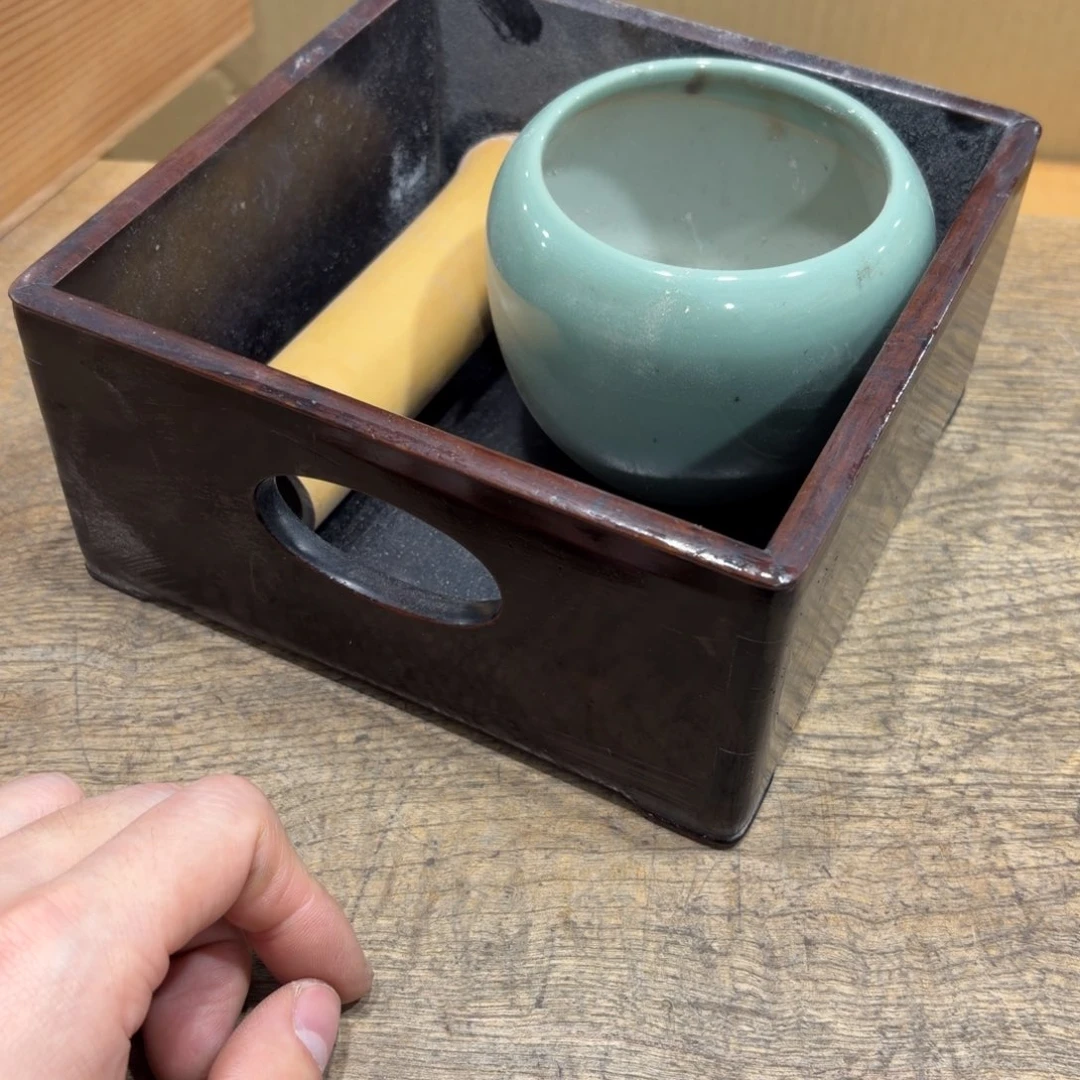 红酸枝木类端景台般若中古美术工艺品