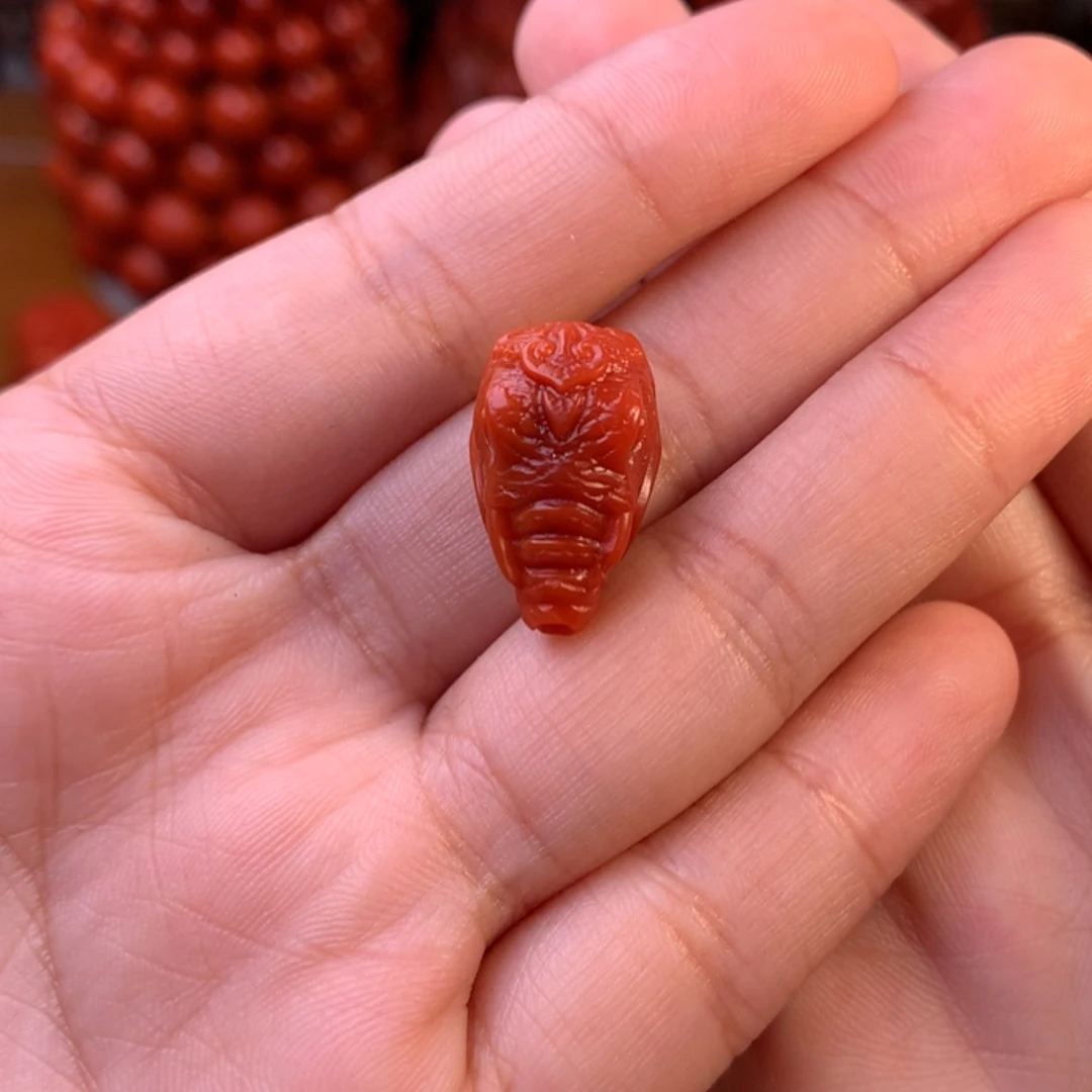 【闪购商品】南红玛瑙川料瓦西大象三通12尺寸未镶嵌