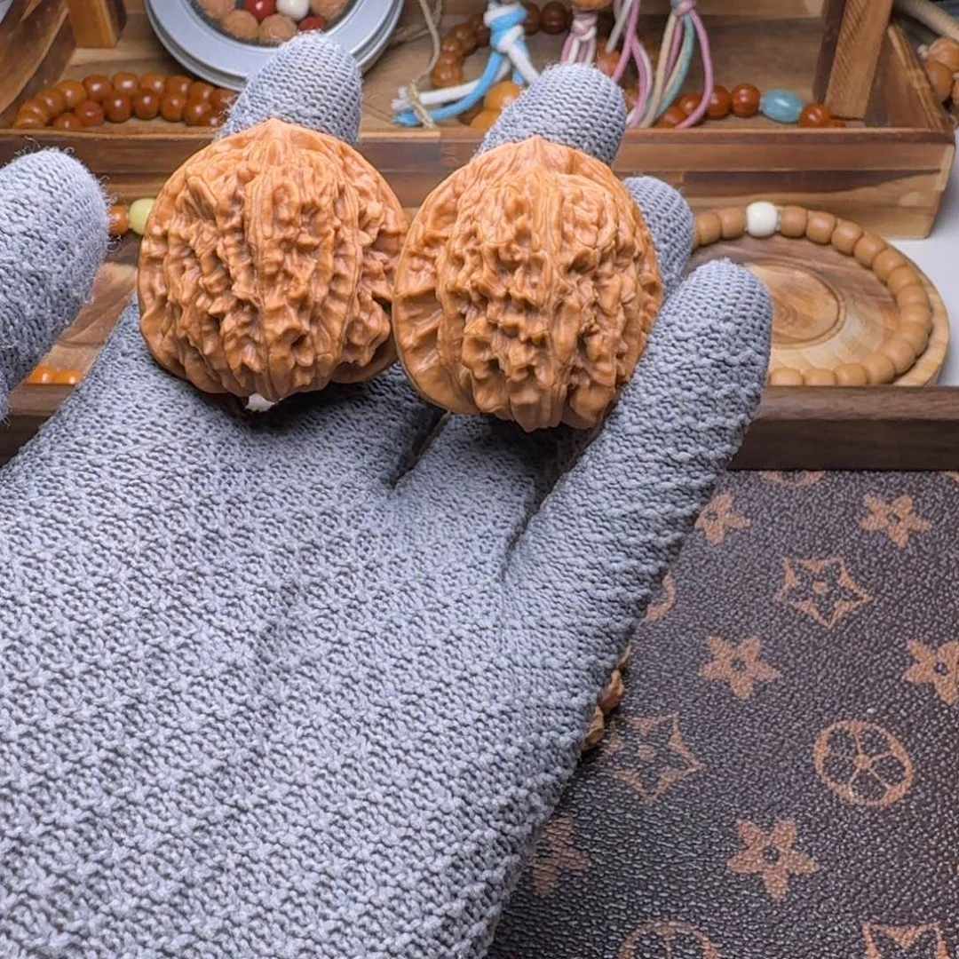 文玩核桃把件山地四座楼40mm