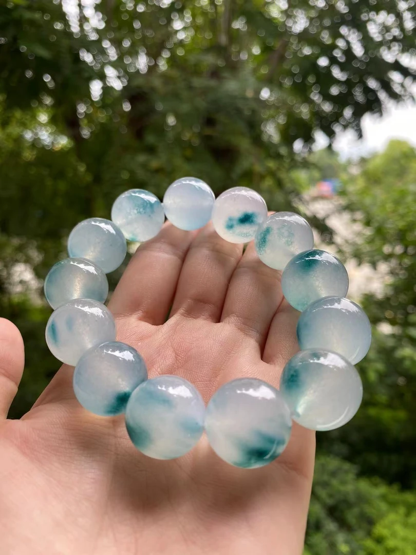 卡14+飘兰花珠子（一颗）散珠批发手串多样性发货