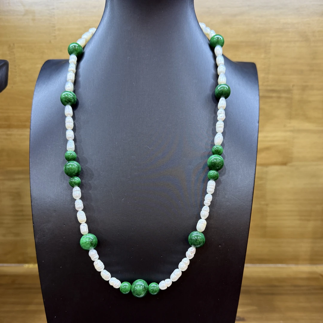 吊坠925银仿珍珠 时尚感十足项链 新款嘴