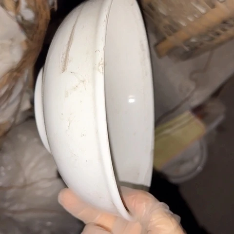 瓷片国营厂库存微瑕18cm