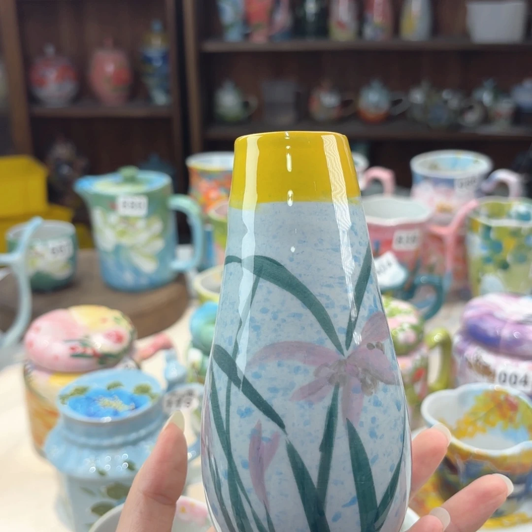 景德镇手绘高温釉下彩陶瓷茶具