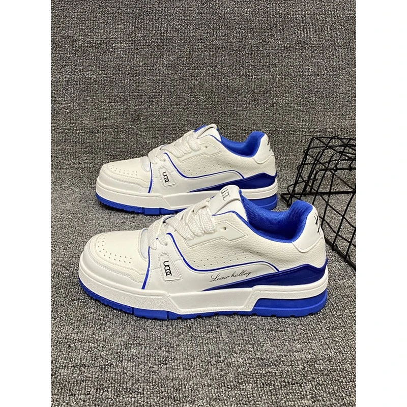 法莎尼亚高底男鞋新白鞋韩国风格多功能透气休闲低帮厚底增高运动