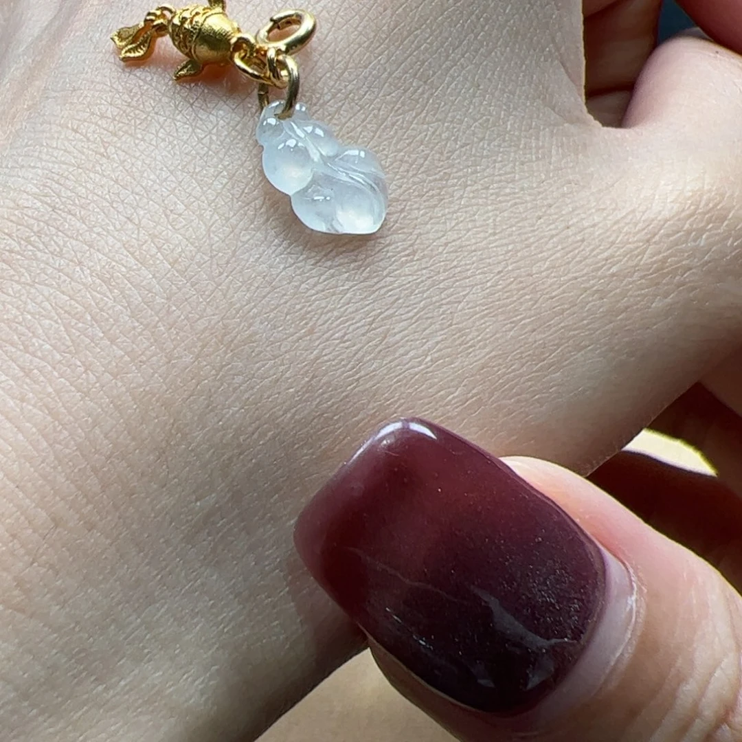 翡翠银S925镶嵌颈饰鱼