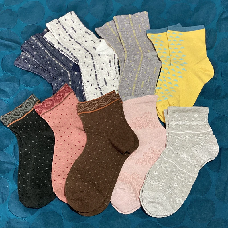 【柔软信号】日单春夏素色百搭网眼女袜柔软舒适宽松不勒薄款