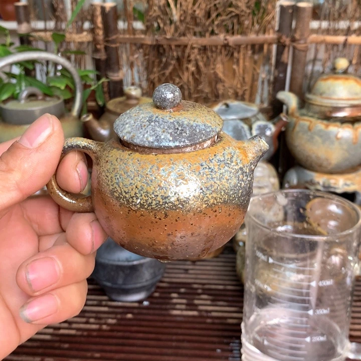 紫砂茶壶纯自然高温裸柴烧