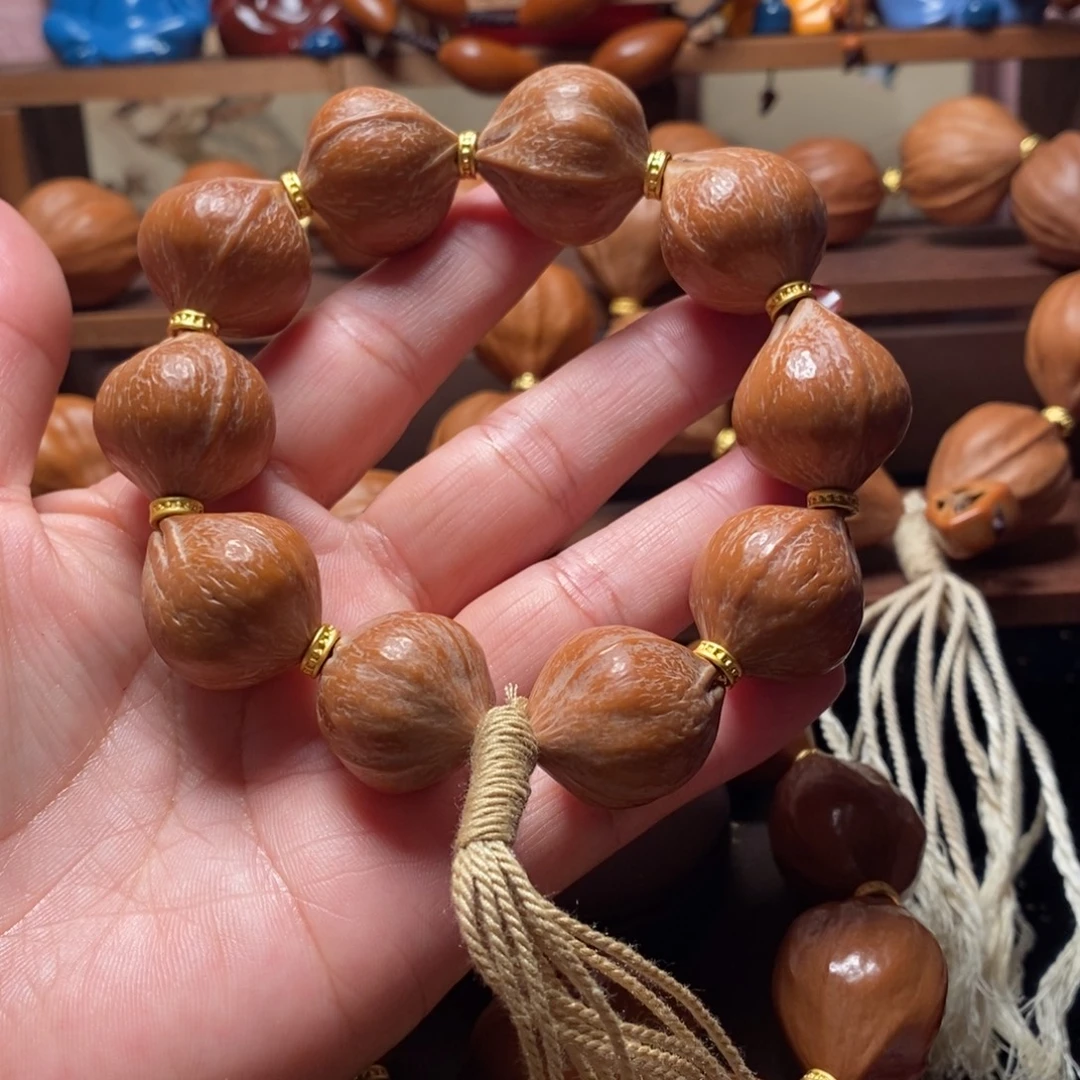 橄榄核手串/手链2.1鸡血红蜜桃臀10➕囧