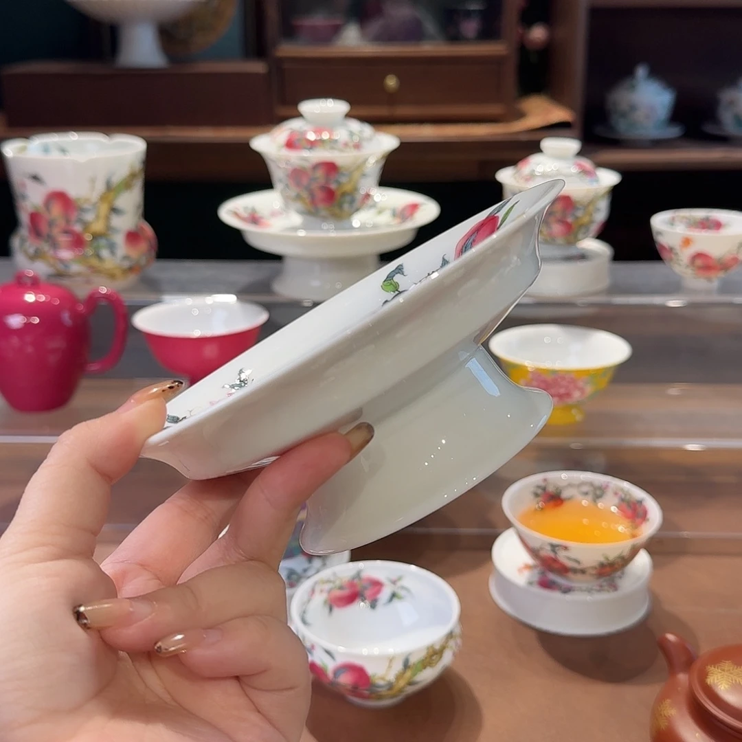 珐琅彩主人杯茶具套装