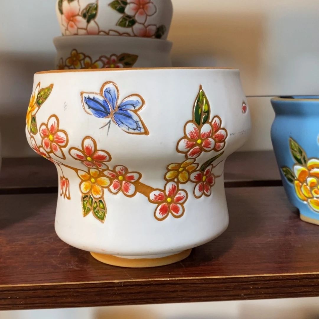 红陶韩式多肉植物花盆