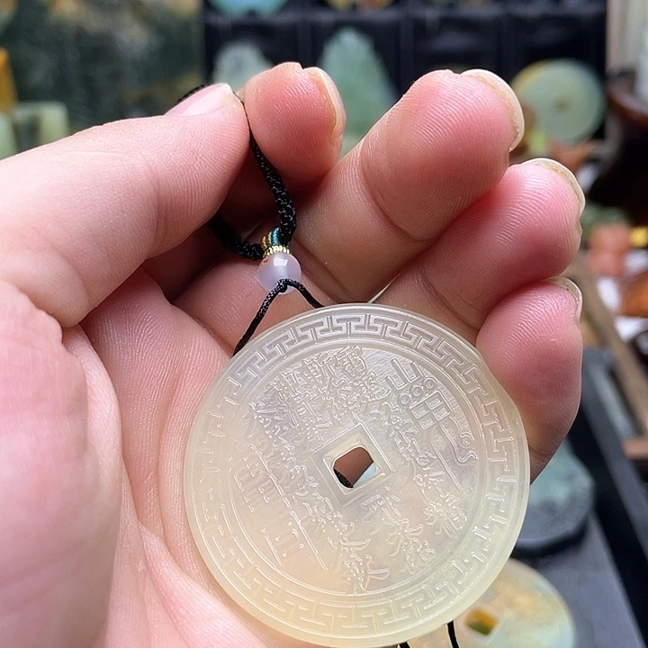 蛇纹石玉挂件未镶嵌末*