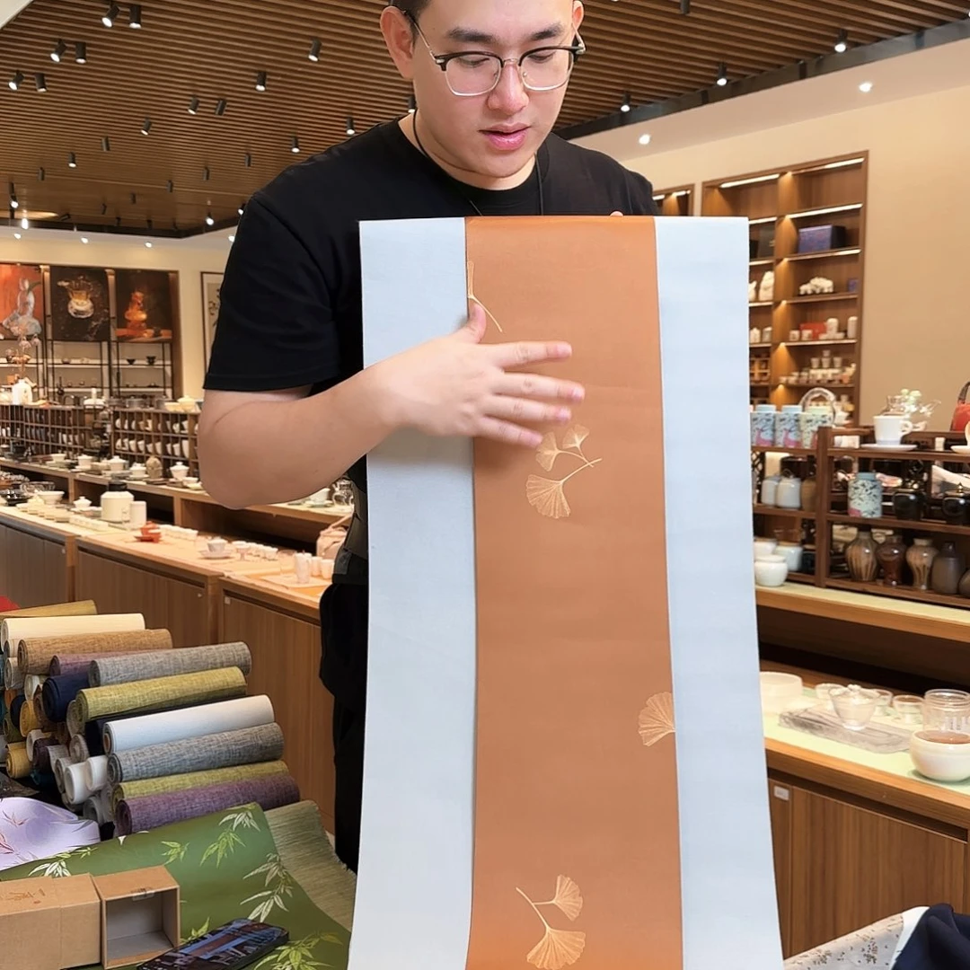 三米防水茶席俩件套灰底