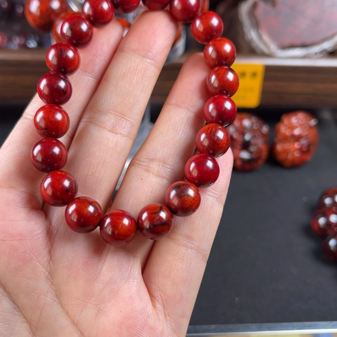 骏***腾降真香无事牌红降1.0珠子