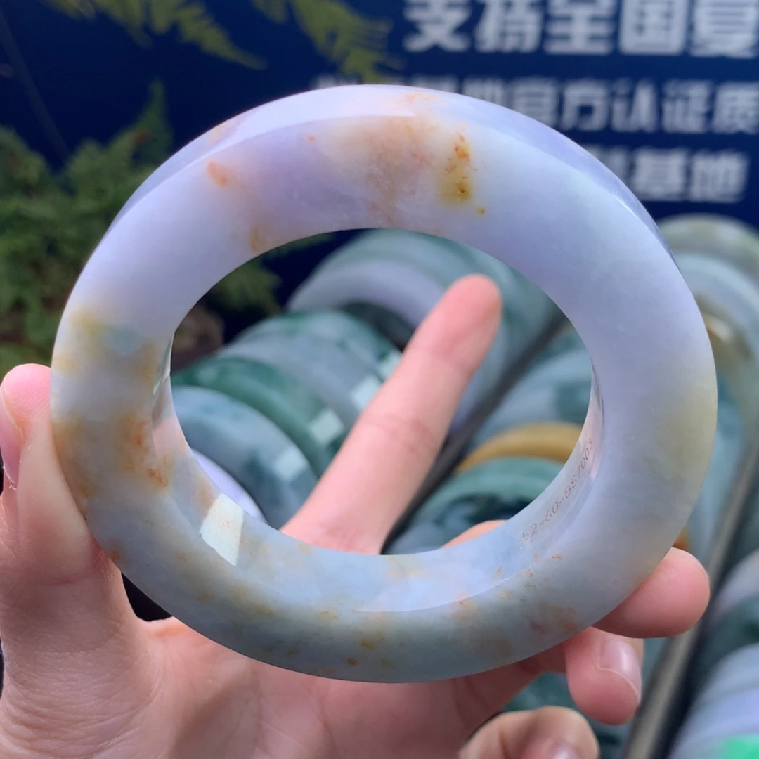 定制翡翠未镶嵌手镯定制不退不换