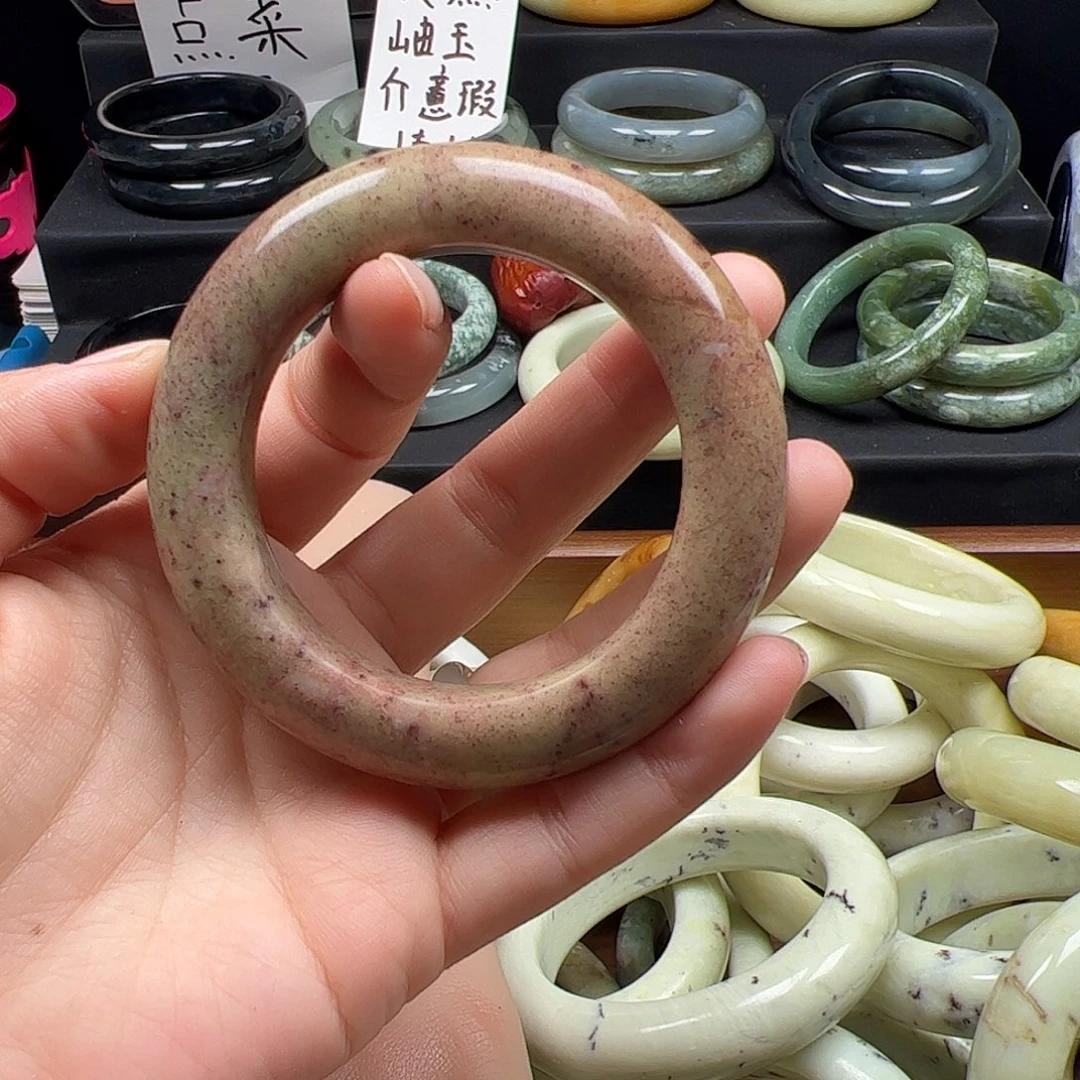 蛇纹石玉合金手镯