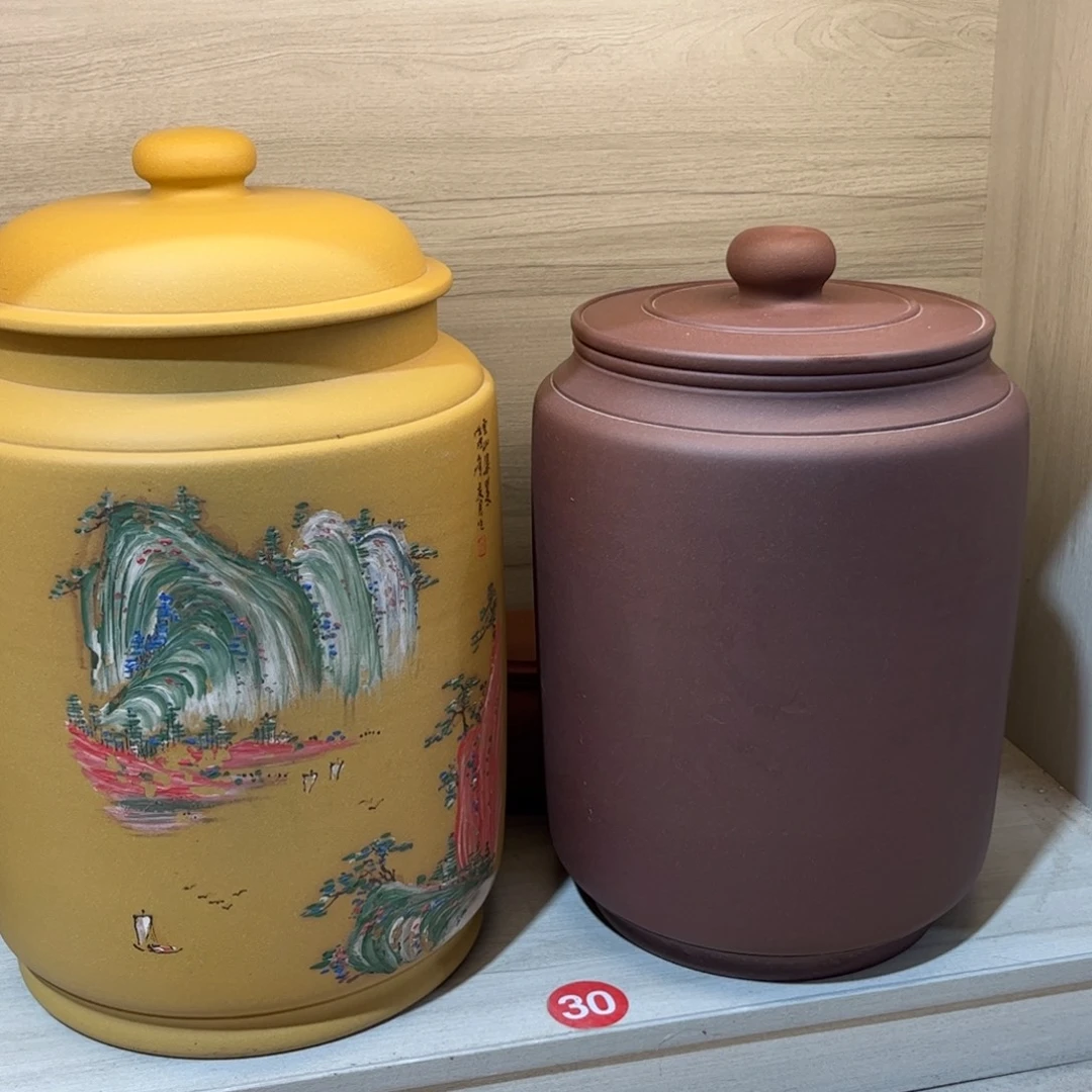 五***尊紫砂茶叶罐茶叶罐