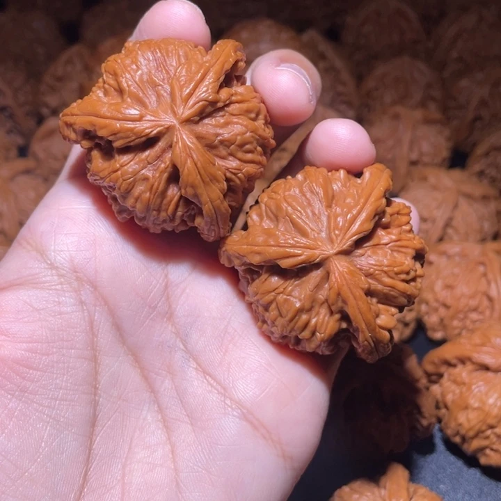 树***熊桃核吊坠小妹三棱