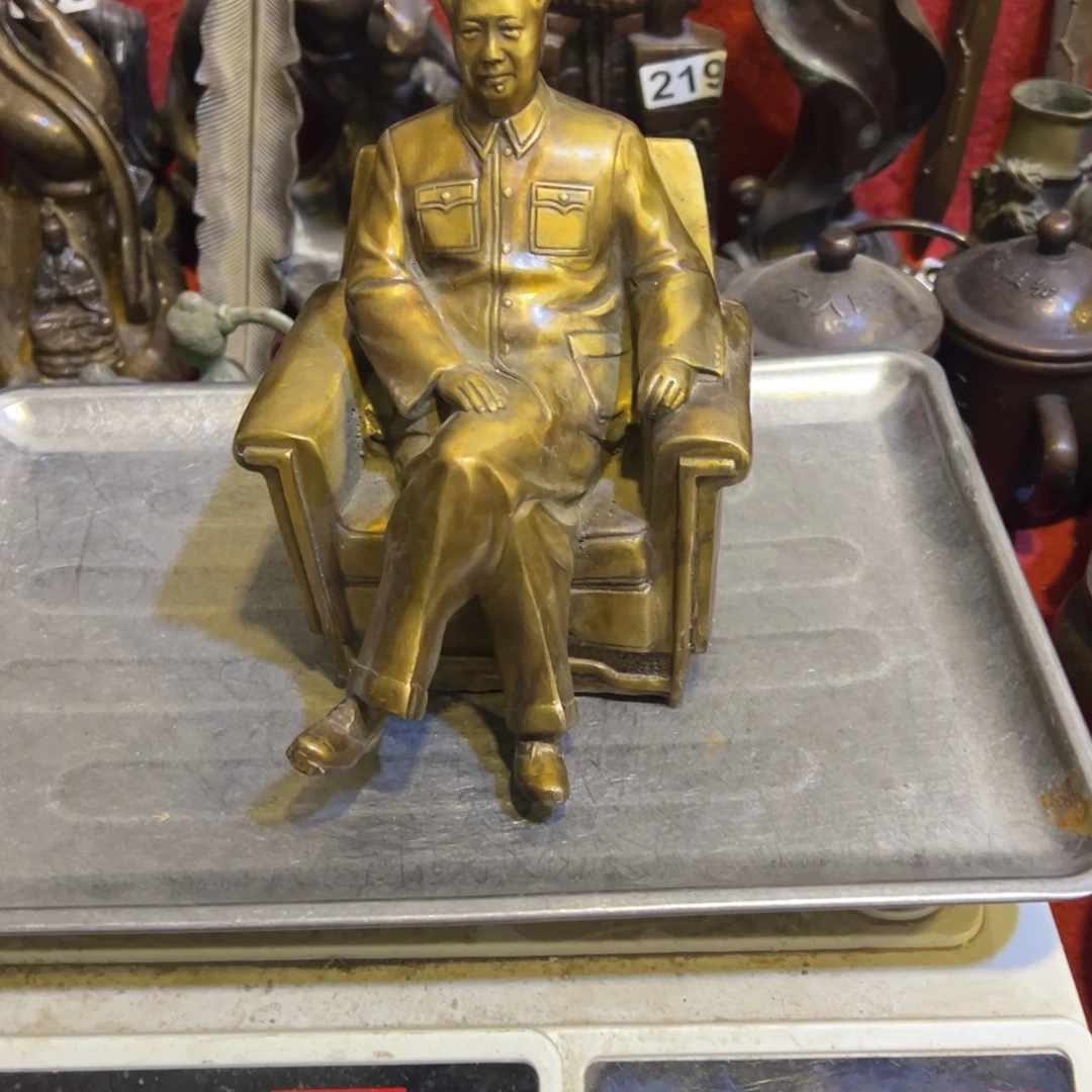 梦***真黄铜摆件，文房摆件