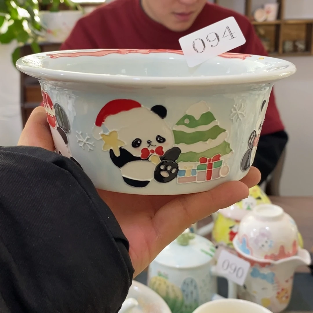 瓷片景德镇釉彩下手绘