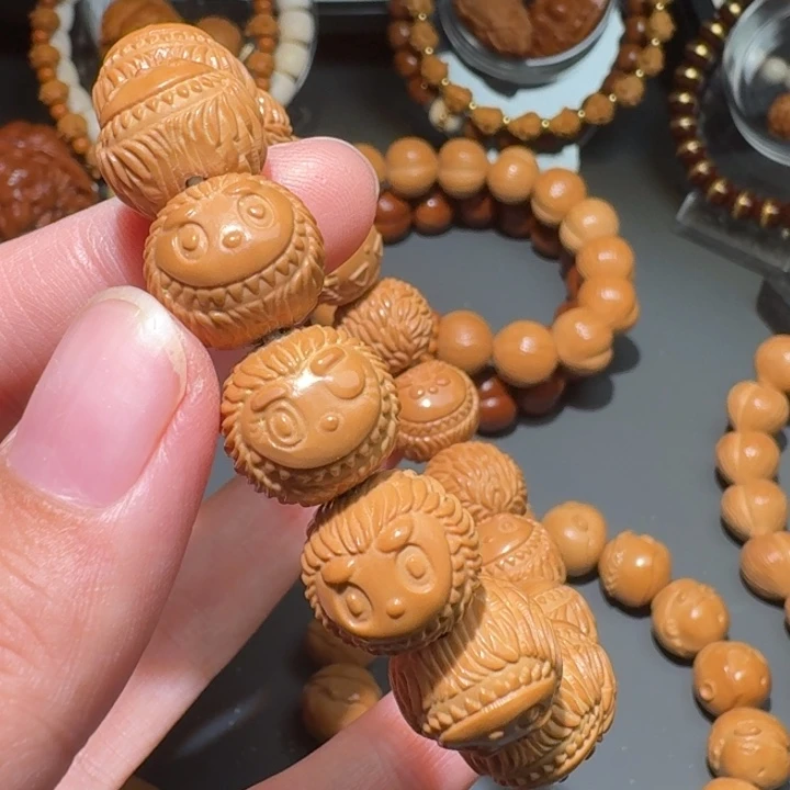 猴头核桃手串拉布布手串